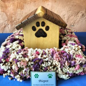 Urna Home Pet Parota y Pino